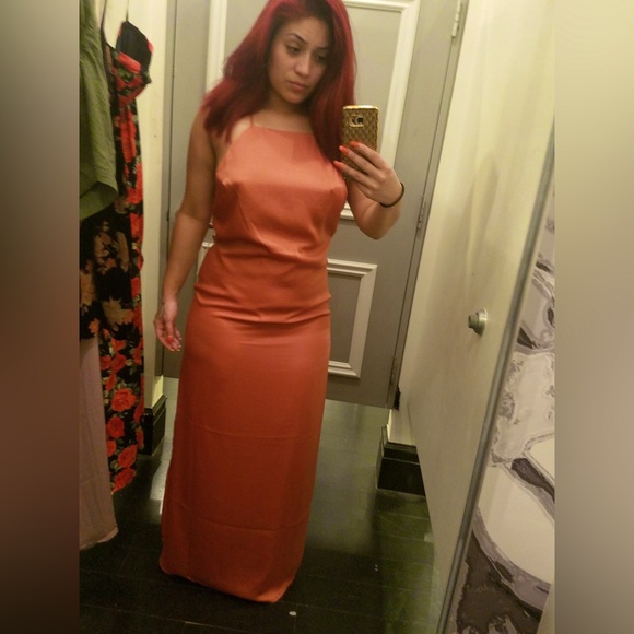 Forever 21 Maxi Dress Long Len Amber NWT - Picture 3 of 11